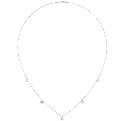 COLIER CLOVER DIAMOND STATION AUR MASIV DE 14K 0.45CT