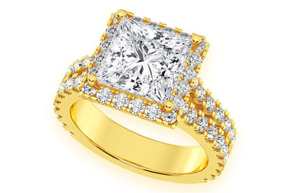 SPHINX - 3.00CT PRINCES CUT - DIAMOND ENGAGEMENT RING