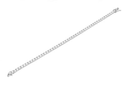 20PT PRONG SET DIAMOND TENNIS BRACELET 14K SOLID GOLD 10.50CTW
