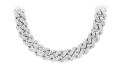 12MM MIAMI CUBAN NECKLACE 14K 24.25CTW