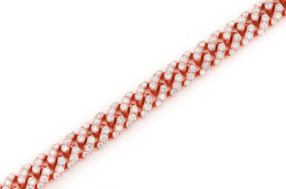 6MM MIAMI CUBAN DIAMOND BRACELET 14K SOLID GOLD 4.25CTW