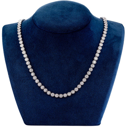 BRĂȚARĂ TENIS CU DIAMANTE MIRACLE, AUR MASIV DE 14K, 9.50 CT