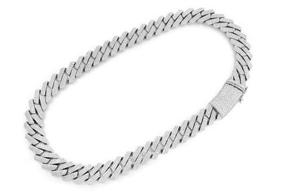 19MM RAISED MIAMI CUBAN LINK DIAMOND NECKLACE 14K SOLID GOLD 59.50CTW
