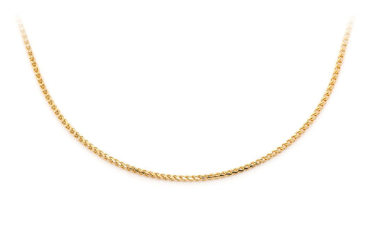 1MM FRANCO 14K SOLID GOLD CHAIN