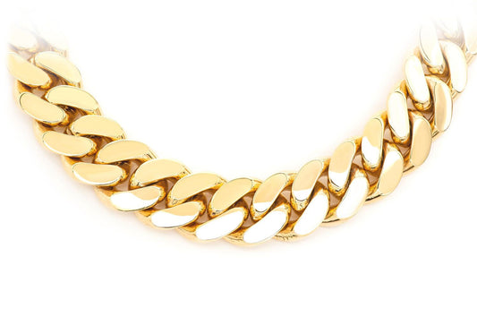 18MM MIAMI CUBAN- 14K SOLID GOLD BRACELET