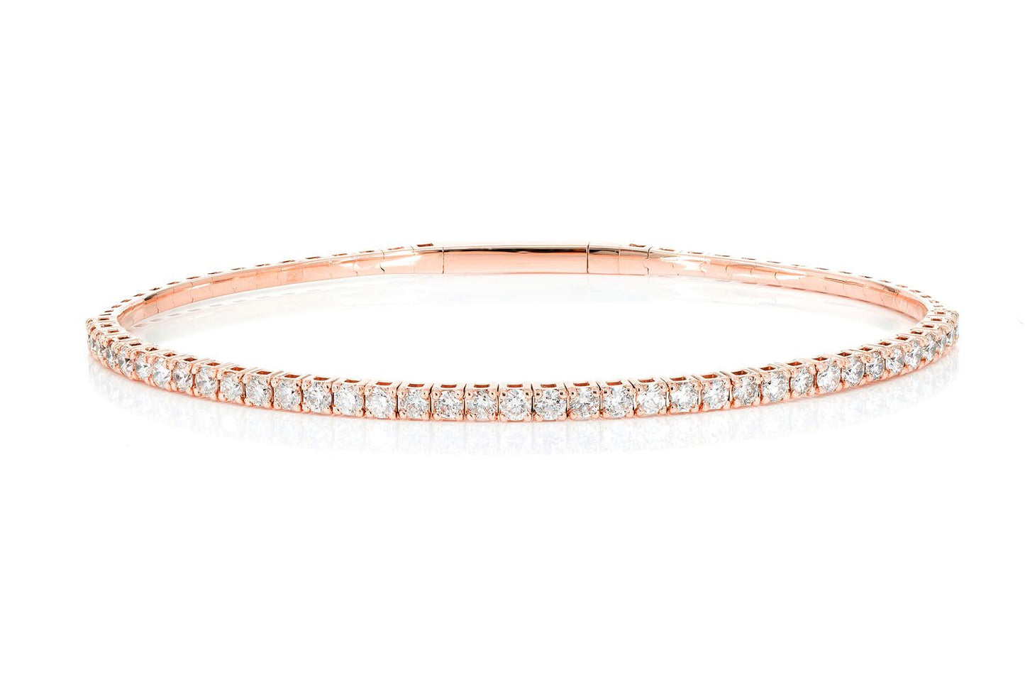 FLEX BANGLE BRACELET 14K   1.50CTW