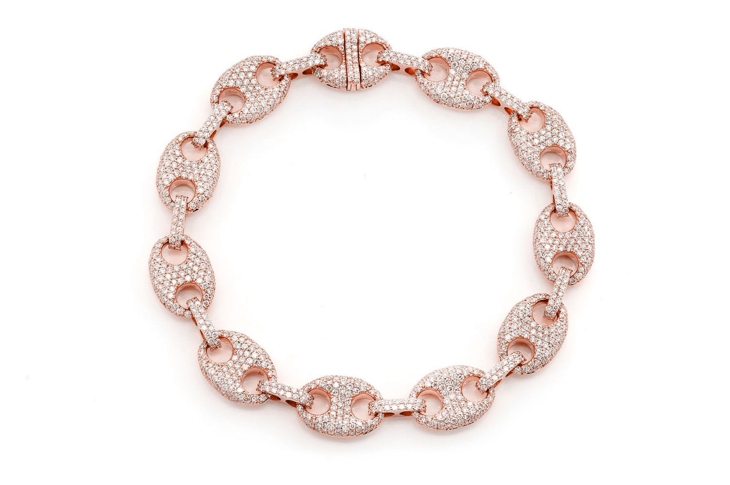 10.5MM MARINER LINK BRACELET 14K   7.00CTW