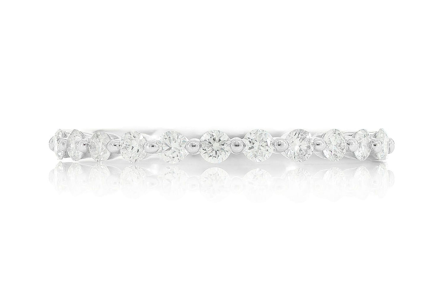 Inel cu diamante suprapuse, aur masiv de 14K, 0.25 ct