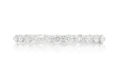 Inel cu diamante suprapuse, aur masiv de 14K, 0.25 ct