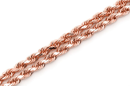 3MM ROPE - 14K SOLID GOLD BRACELET