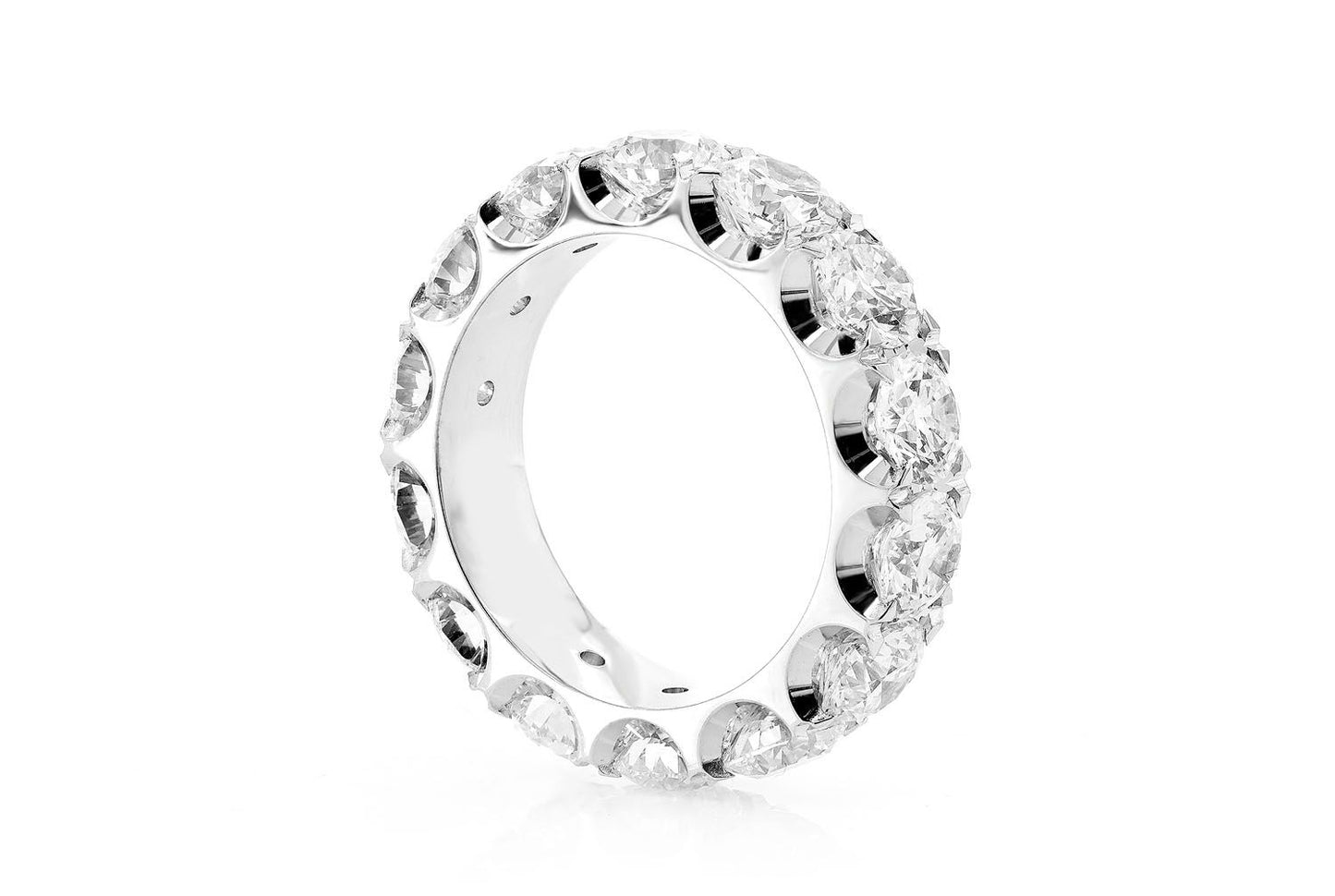 40PT ETERNITY DIAMOND BAND 14K SOLID GOLD 6.35CTW
