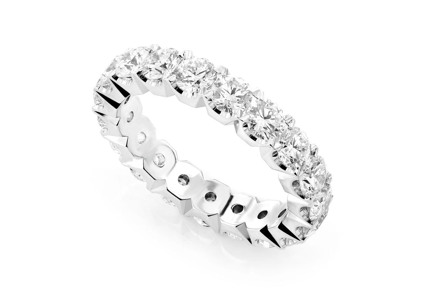 15PT ETERNITY DIAMOND BAND 14K SOLID GOLD 3.25CTW