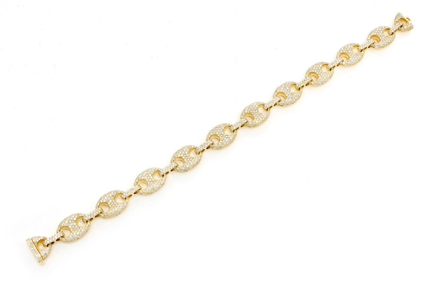 10.5MM MARINER LINK BRACELET 14K   7.00CTW