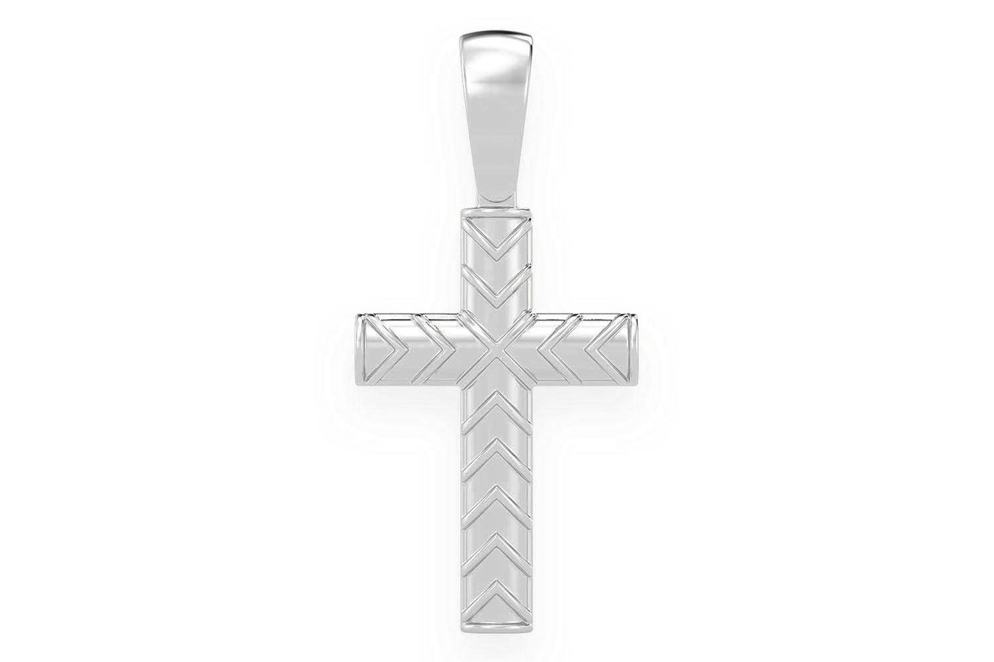 Подвеска-крест X DESIGN из цельного золота 14 карат