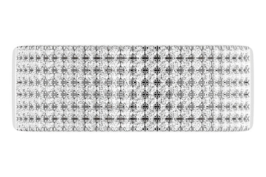 INEL CU DIAMANTE CU MAI MULTE RÂNDURI, AUR MASIV DE 14K, 0.50CT
