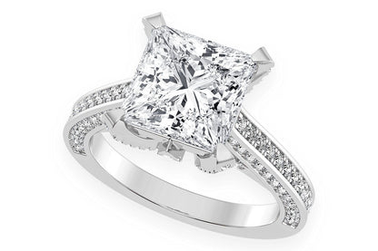 CHANT - 3.00CT PRINCESS CUT - DIAMOND ENGAGEMENT RING