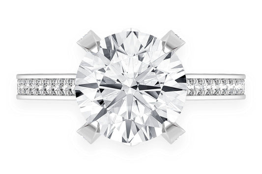CHANT - 3.00CT ROUND SOLITAIRE - DIAMOND ENGAGEMENT RING