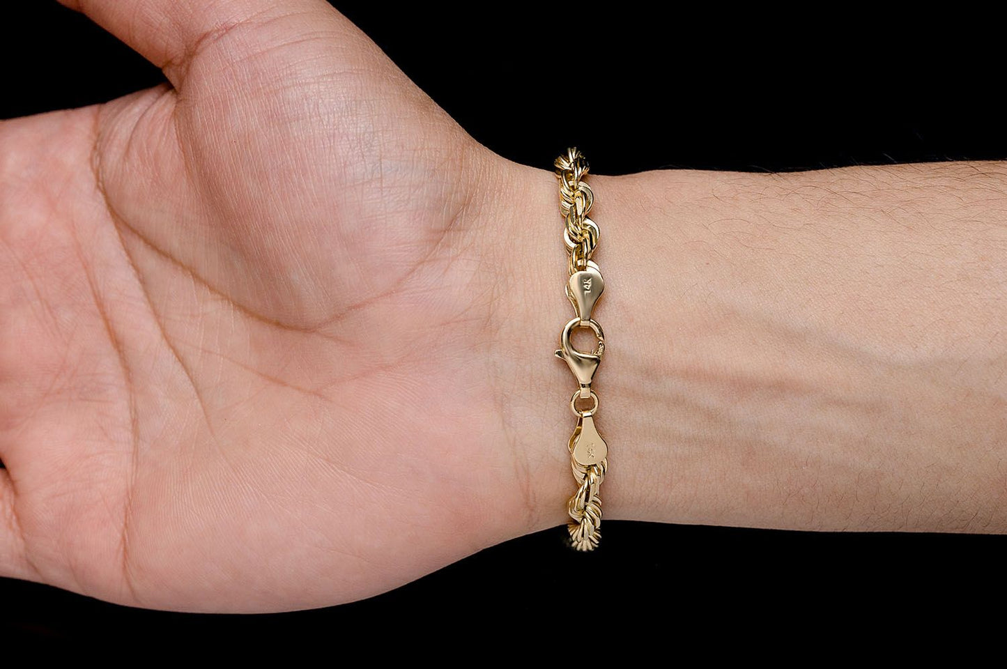 6MM ROPE 14K   BRACELET