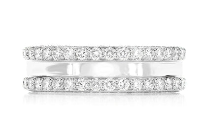 Verighetă Eternity cu Diamante, Aur Masiv de 14K, 3.75 ct