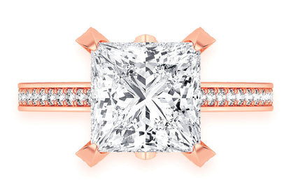 CHANT - 3.00CT PRINCESS CUT - DIAMOND ENGAGEMENT RING