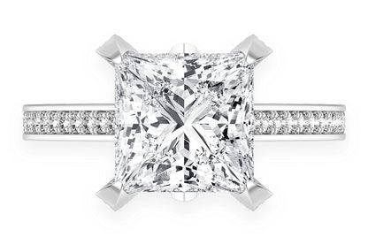CHANT - 3.00CT PRINCESS CUT - DIAMOND ENGAGEMENT RING