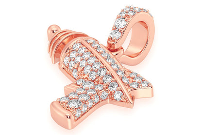 Подвеска Raygun Diamond из цельного золота 14 карат, 0,33 карата