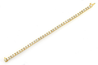 22PTR PRONG SET DIAMOND TENNIS BRACELET 14K SOLID GOLD 8.30CTW