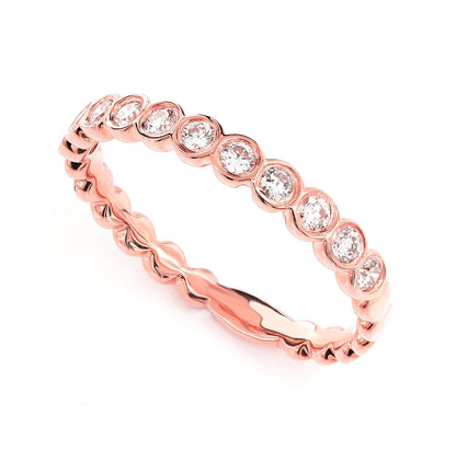 INEL CU LUNGĂ ROTUNDĂ, AUR MASIV DE 14K, 0.30CT