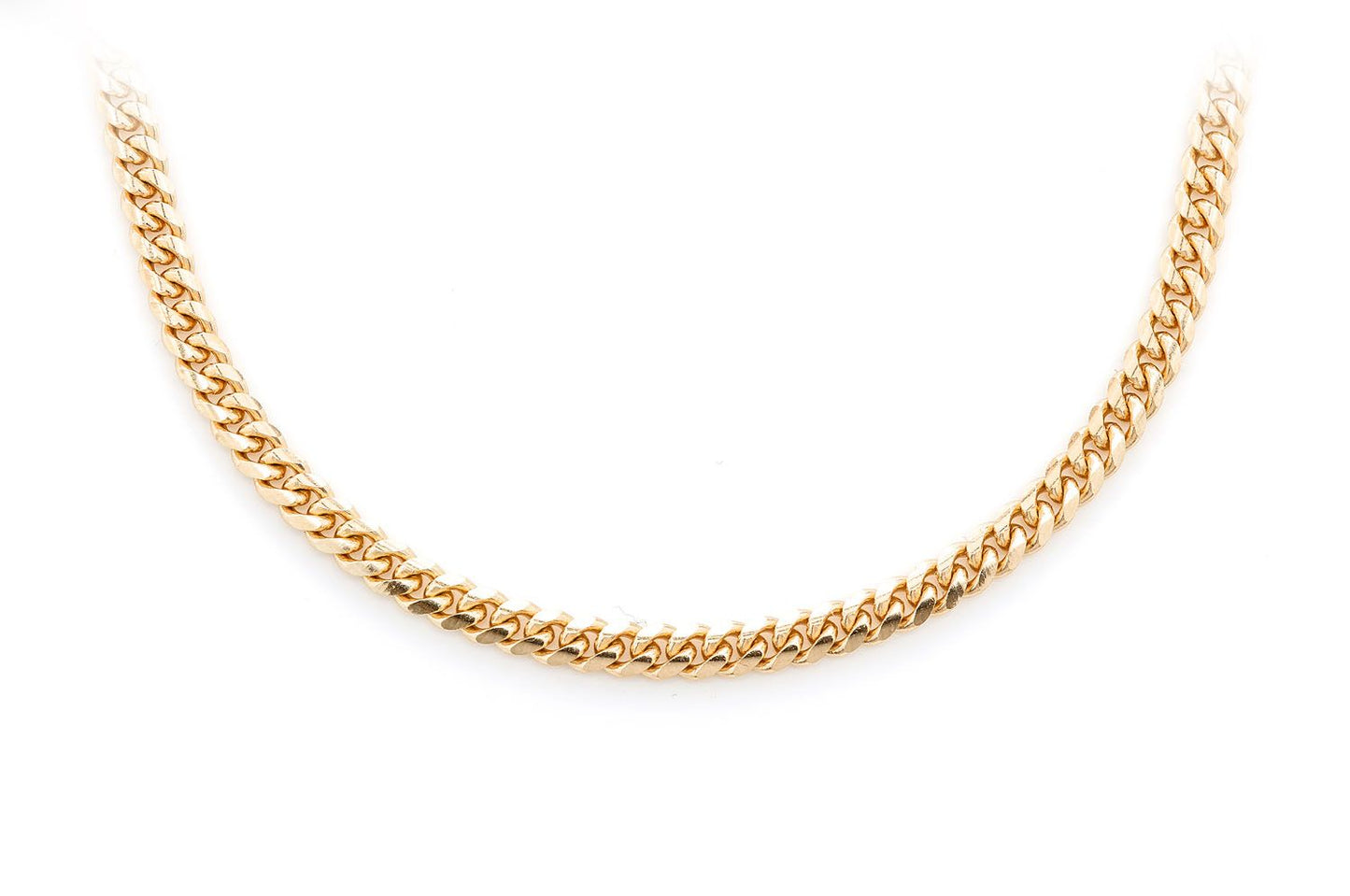 3.5MM MIAMI CUBAN - 14K SOLID GOLD BRACELET