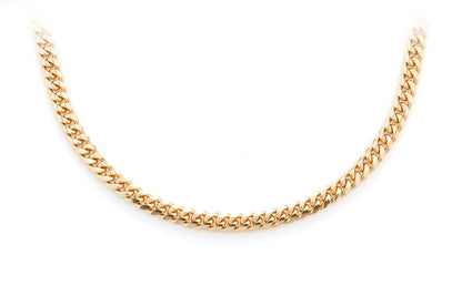 3.5MM MIAMI CUBAN - 14K SOLID GOLD BRACELET