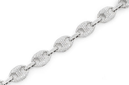 10.5MM MARINER LINK BRACELET 14K   7.00CTW