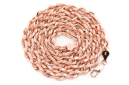 5.5MM ROPE 14K SOLID GOLD CHAIN
