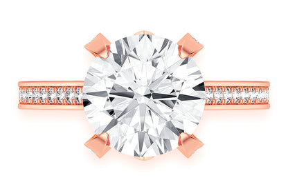 CHANT - 3.00CT ROUND SOLITAIRE - DIAMOND ENGAGEMENT RING