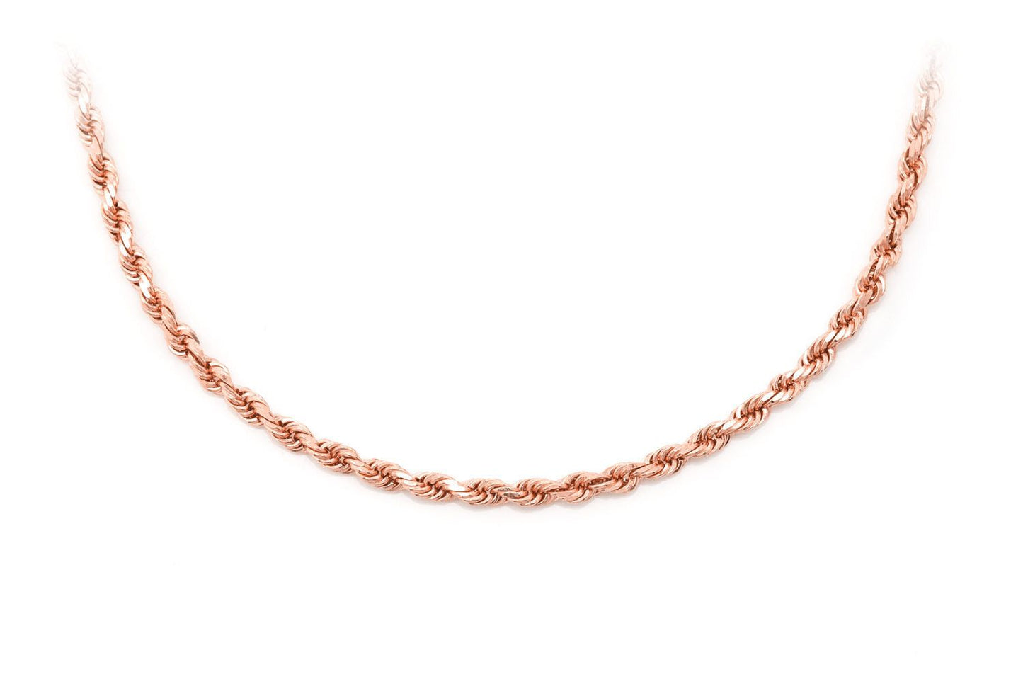 2.5MM ROPE - 14K SOLID GOLD BRACELET