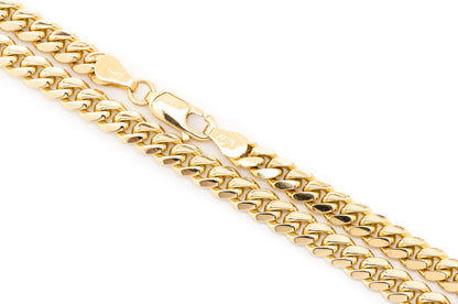 6MM MIAMI CUBAN 14K SOLID GOLD CHAIN