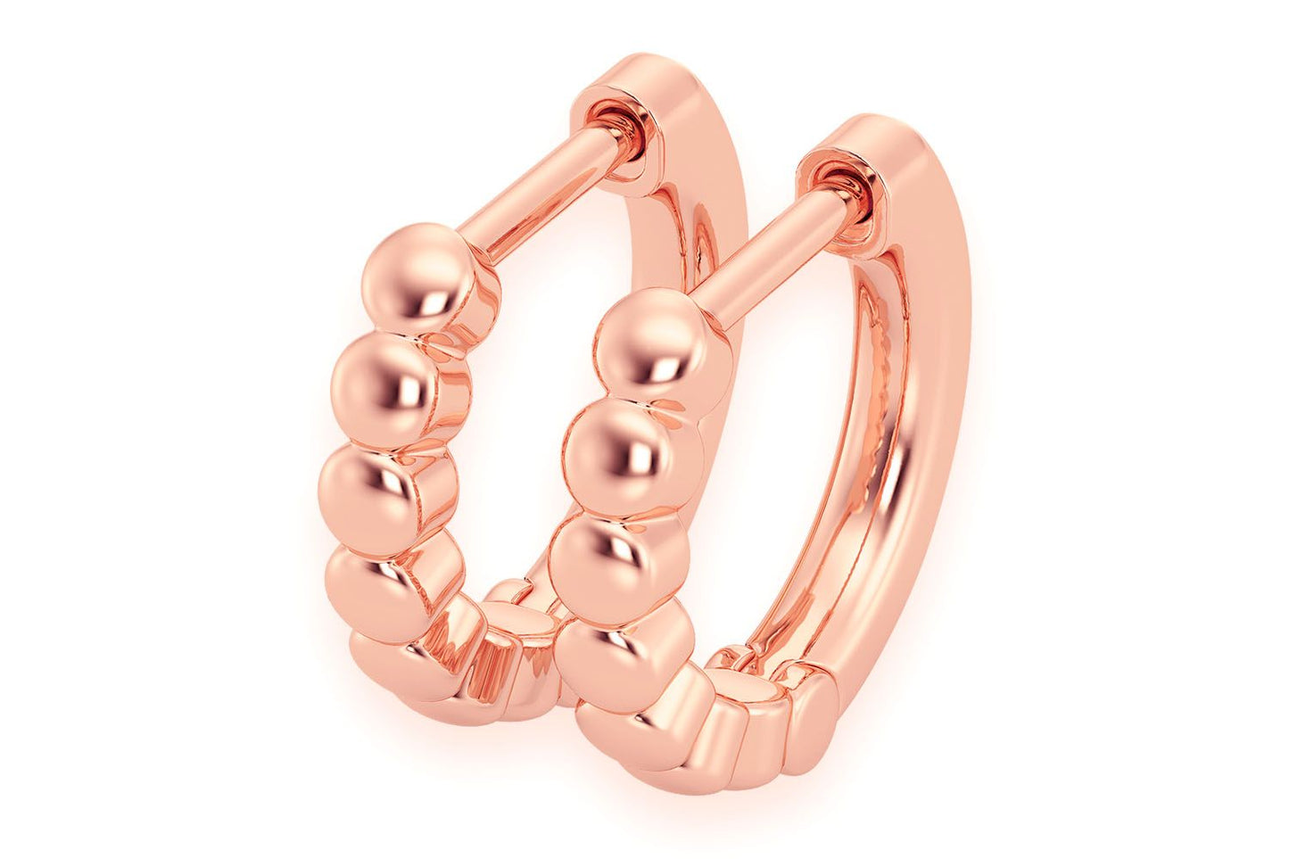 CERCEI ICEBUGS BUBBLES HUGGIE HOOP DIN AUR MASIV DE 14K