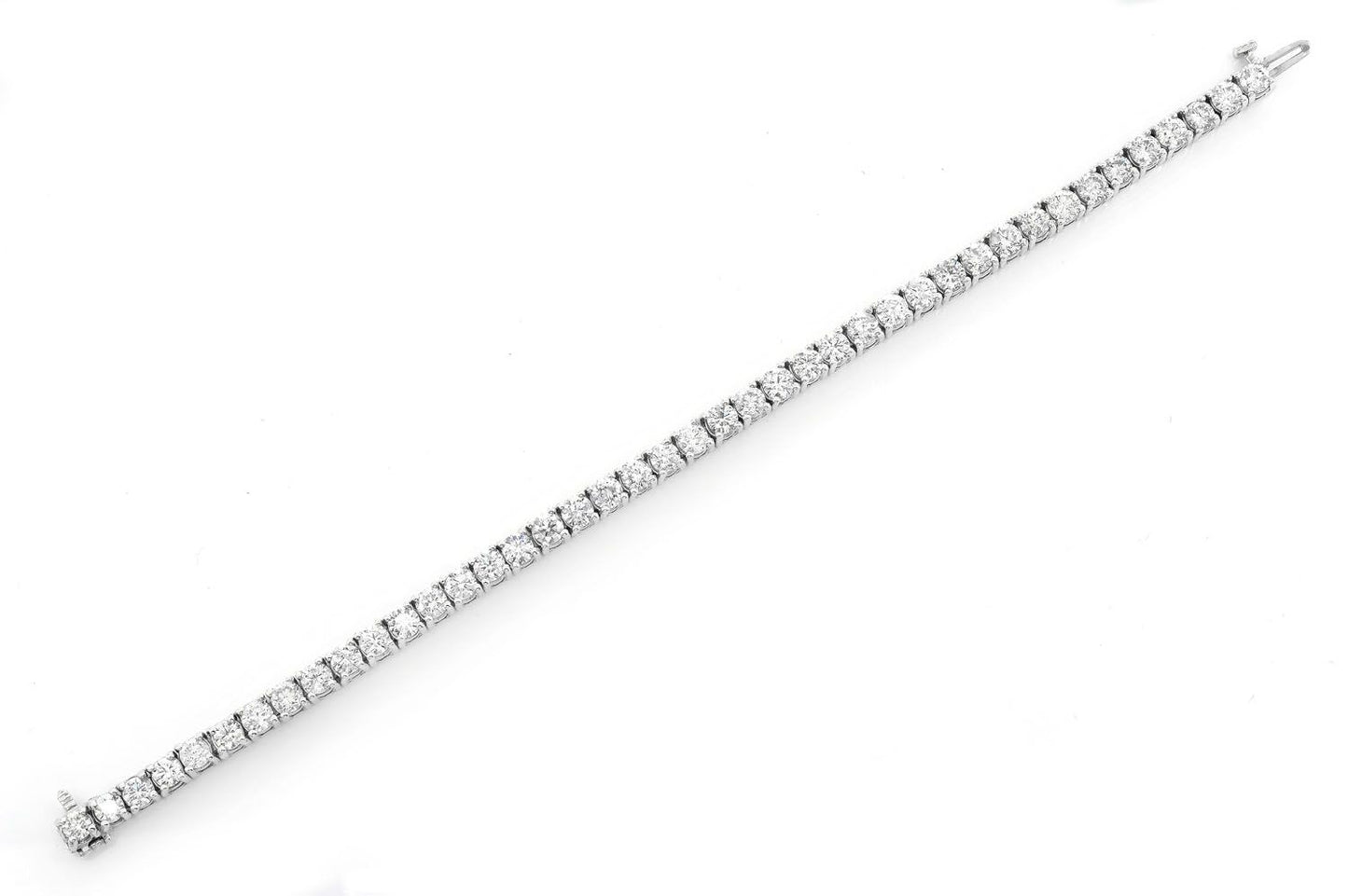 22PTR PRONG SET DIAMOND TENNIS BRACELET 14K SOLID GOLD 8.30CTW