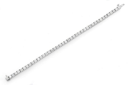 22PTR PRONG SET DIAMOND TENNIS BRACELET 14K SOLID GOLD 8.30CTW