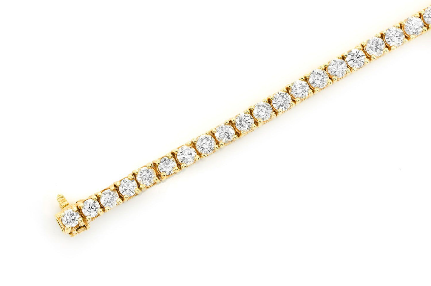 22PTR PRONG SET DIAMOND TENNIS BRACELET 14K SOLID GOLD 8.30CTW
