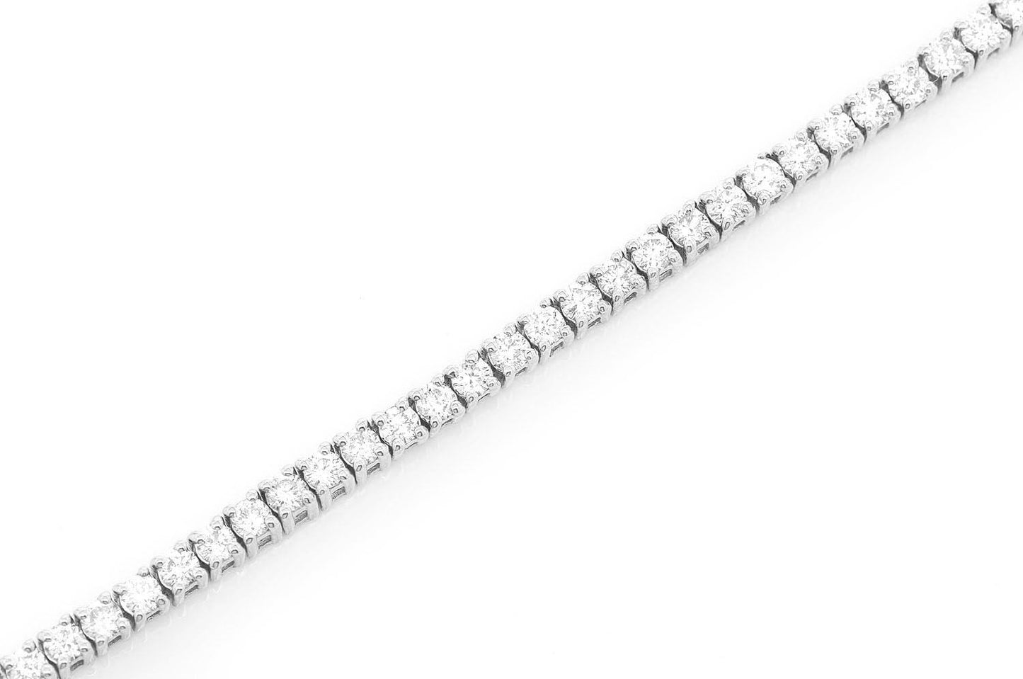 2PT PRONG SET DIAMOND TENNIS BRACELET 14K SOLID GOLD 2.00CTW