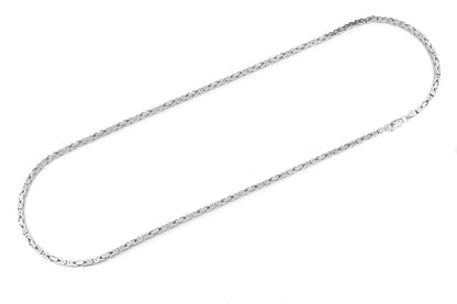 3MM BYZANTINE SOLID GOLD CHAIN 14K
