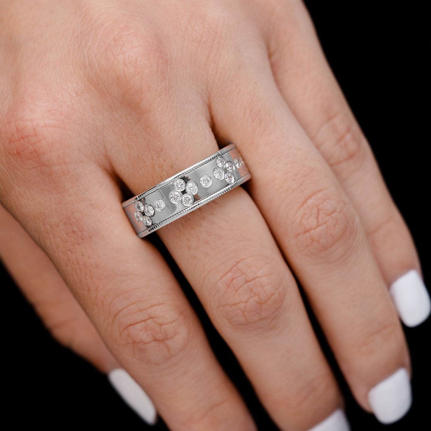 INEL ȚIGAN CU SET DE GRĂMÂNĂ, AUR MASIV DE 14K, 0.70CT