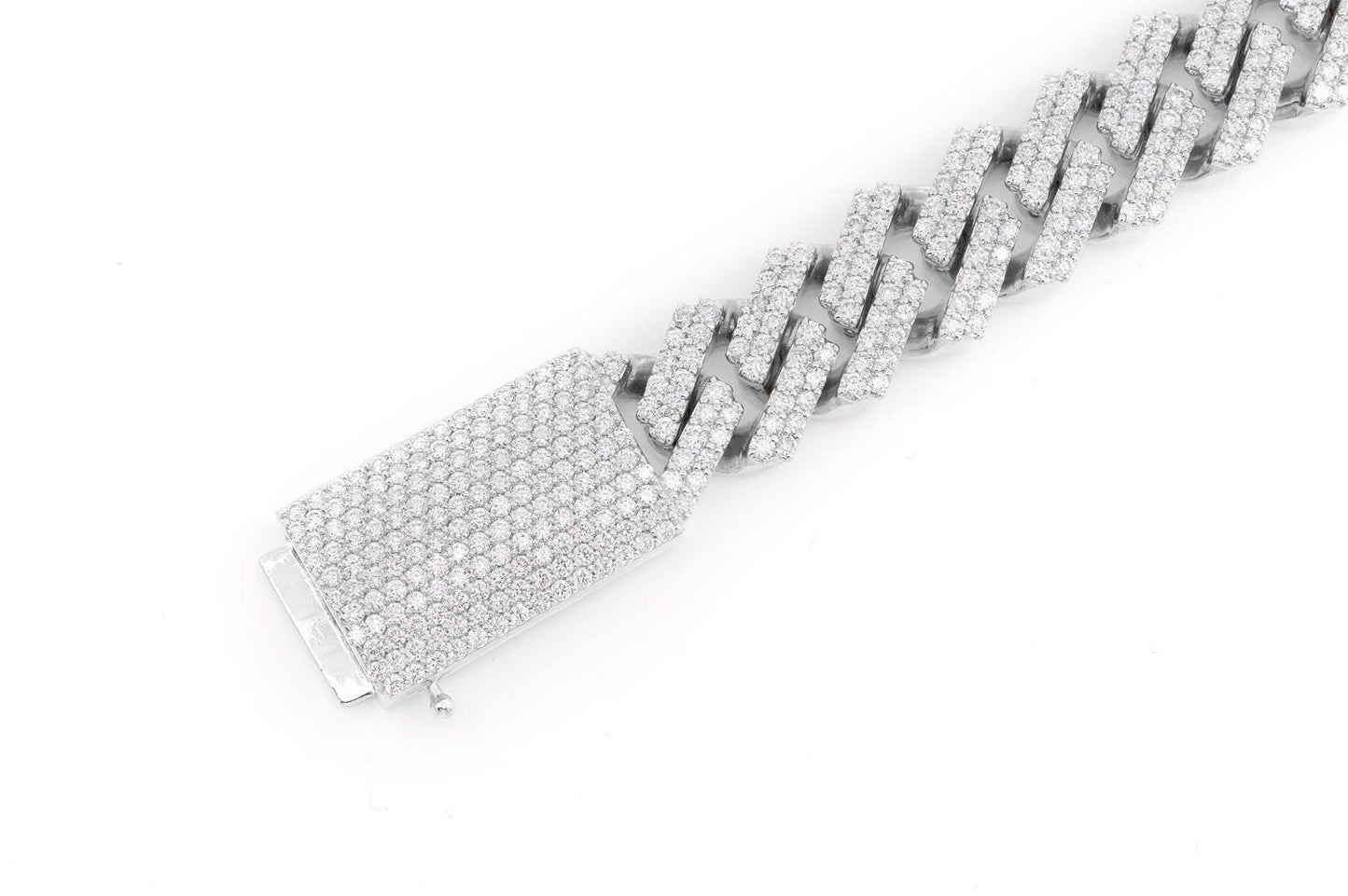 14MM RAISED MIAMI CUBAN DIAMOND BRACELET 14K SOLID GOLD 11.25CTW