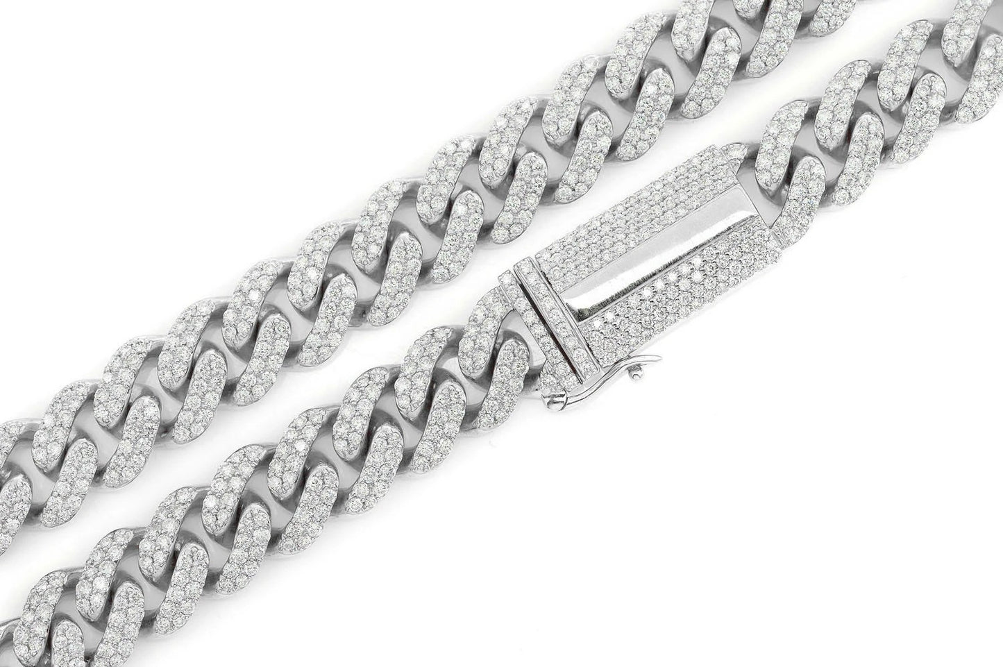 12MM MIAMI CUBAN NECKLACE 14K 24.25CTW
