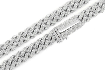 12MM MIAMI CUBAN NECKLACE 14K 24.25CTW