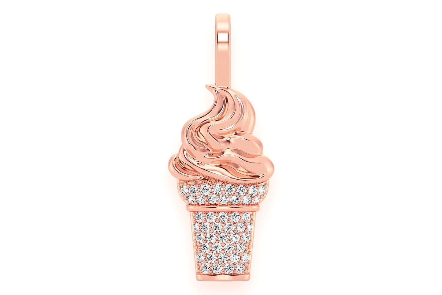 PANDANT CU DIAMANT, ÎNGHEȚATĂ, AUR MASIV DE 14K, 0,15 CT