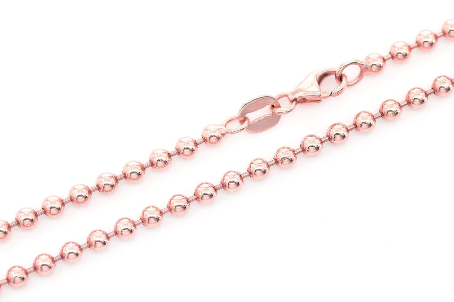 2.5MM BEAD BRACELET 14K SOLID GOLD