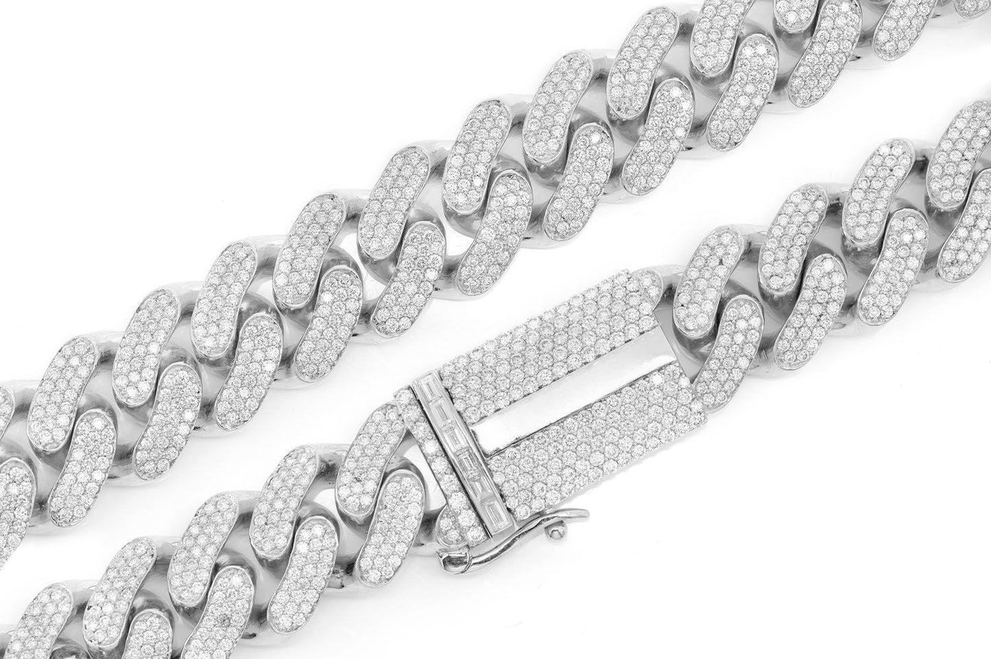 16MM MIAMI CUBAN LINK NECKLACE 14K   26.10CTW
