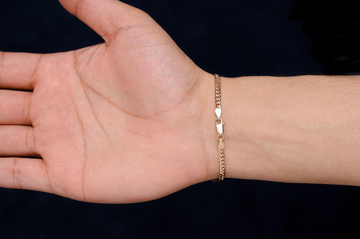 3.5MM MIAMI CUBAN - 14K SOLID GOLD BRACELET