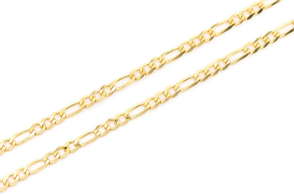 2MM FIGARO LINK 14K SOLID GOLD CHAIN
